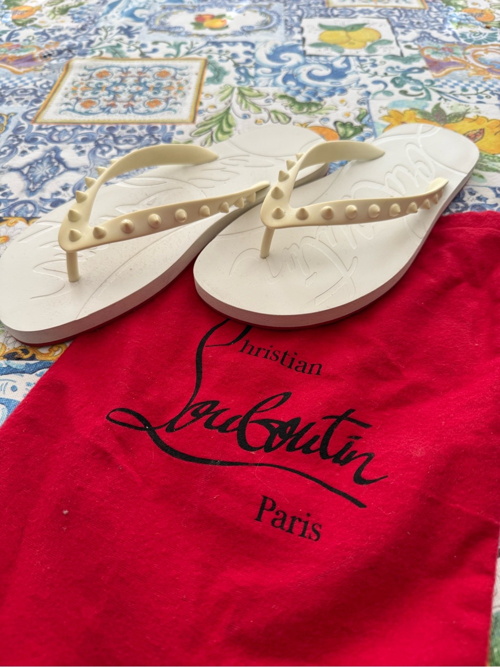 LouBoutin Flip Flops - Picture 4 of 4